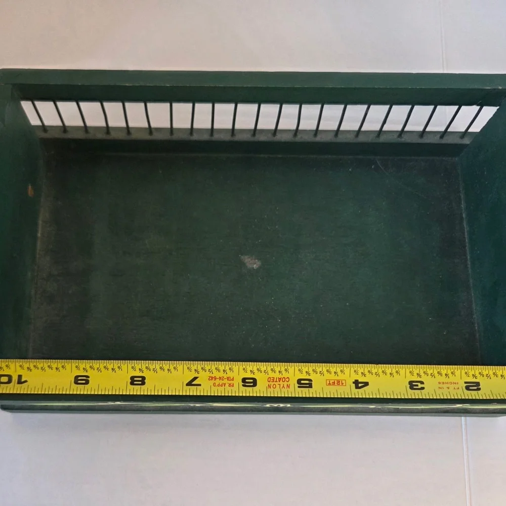 Hand painted Watermelon And Greenery Wooden Tray Folk Art